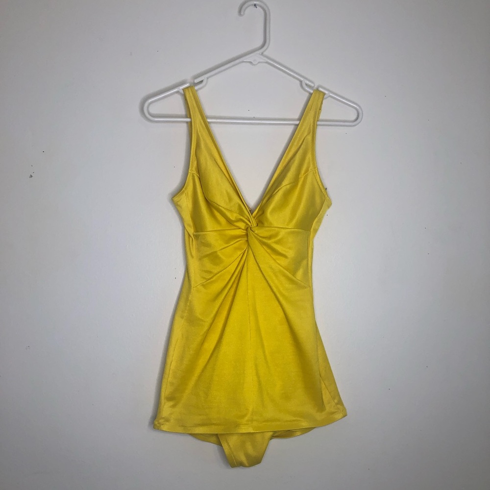 Vintage yellow swimsuit